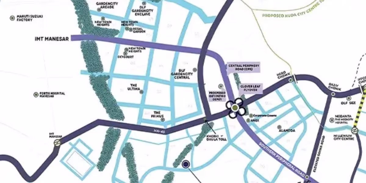 Location map for Jacob & Co Branded Residence