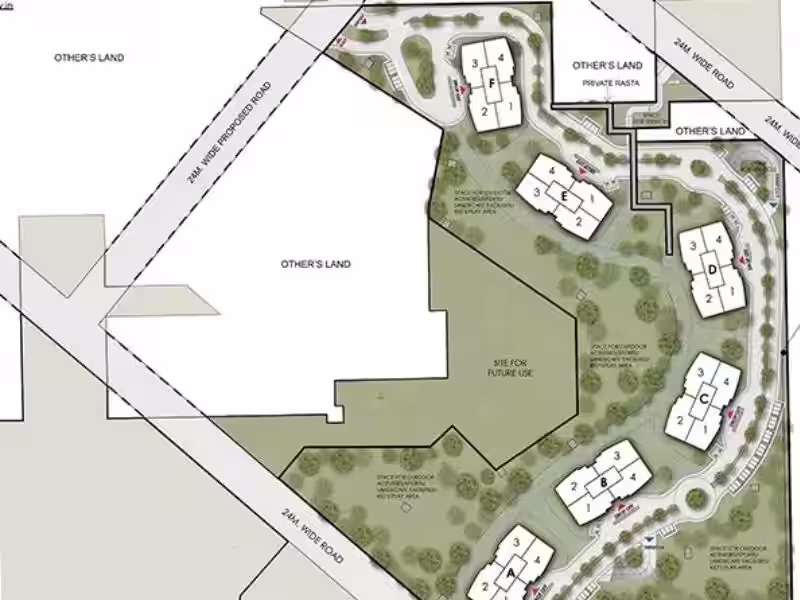 Master plan of Luxury Residences 
